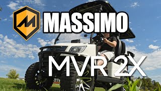 Massimo MVR 2X Utility EV Neighborhood Vehicle [upl. by Imtiaz938]