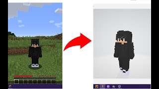 How to export your Minecraft skin as a 3D model [upl. by Enytsirhc]