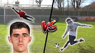 F2 SHOOTING VS COURTOIS 💥⚽️🥅  Billy Wingrove amp Jeremy Lynch [upl. by Ferna]