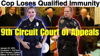 Young Attorney Destroys Cops Qualified Immunity in 9th Circuit US Court of Appeals [upl. by Aidnama]