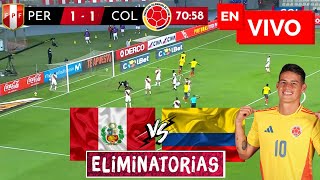 🔴 Perú vs Colombia EN VIVO  Eliminatorias [upl. by Aicylla]