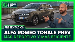 ALFA ROMEO TONALE PHEV ➡ Más DEPORTIVO y más EFICIENTE 👌 Presentación  Opinión  cochescom [upl. by Hackney]