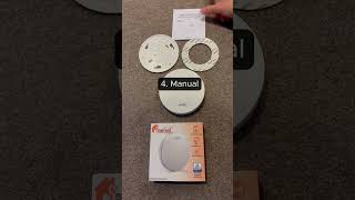 Fire Safe Online  Slimline Smoke Alarm  Whats in the box [upl. by Ajnin836]