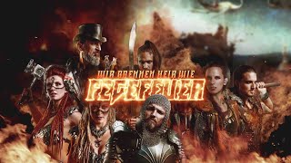 FEUERSCHWANZ  Fegefeuer Official Lyric Video  Napalm Records [upl. by Riocard]