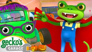 Halloween Haunted Cars  Best Cars amp Truck Videos for Kids [upl. by Sremlahc]