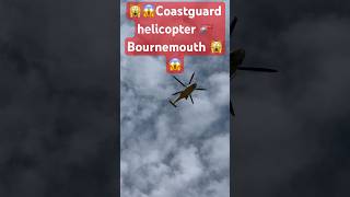 😱🙀Coastguard Helicopter 🚁 BournemouthshortsviralMampH world [upl. by Anilave]