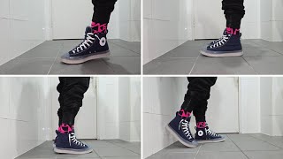 Converse Ctas CX Explore Hi Obsidian White on feet [upl. by Obla362]