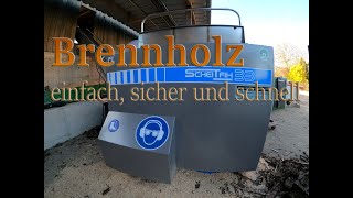 Brennholz machen einfach sicher und schnell [upl. by Alake577]