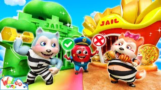 Stuck in Yummy Prison  Good Diet Song  Imagine Kids Songs amp Nursery Rhymes  Wolfoo Kids Songs [upl. by Leuas870]