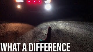 LED VS HALOGEN FOG LIGHTS [upl. by Yojenitsirk588]