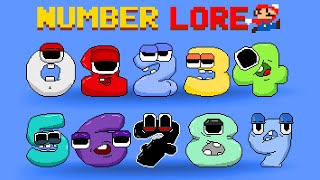 Number Lore 0  9 Compilation  Alphabet Lore Addition Series  GM Animation [upl. by Diarmuid]