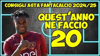 ASTA FANTACALCIO LE INDICAZIONI DALLA COPPA ITALIA Parte 2 [upl. by Nylirac]