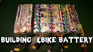 DIY Ebike Battery 18650 Lithium Ion Pt 1 [upl. by Myrtice]