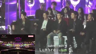 fancam EXO BTS reaction to TWICE LIKEY in Melon Music Award MMA 2017 MAMA [upl. by Canica]