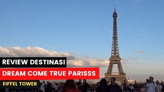 VLOG SEHARI DI PARIS AKHIRNYA BISA LIAT LANGSUNG EIFFEL TOWER TOUR EIFFELTOWER VLOGPARIS [upl. by Harberd]