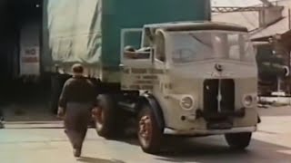 Part 2 1950s BTF quotFerry Loadquot  BRS transport  Tilbury  Antwerp amp Preston  Larne  Pickfords [upl. by Shurwood]