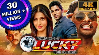 मैं हूँ लक्की द रेसर 4K ULTRA HD Allu Arjun Superhit Action Hindi Movie श्रुति हासन ब्रह्मानंदम [upl. by Kenrick]