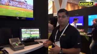 Evertz Mediator VUE and 4K Dreamcatcher  Broadcast Asia 2013 [upl. by Harbour228]