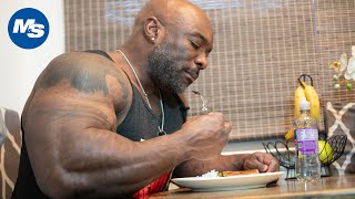 Full Day Of Eating  4990 Calorie Off Season Pro Bodybuilding Diet  Kerrith Bajjo [upl. by Zigrang943]