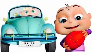 Five Little Babies Driving Vehicles  Transport Vehicles For Kids  Zool Babies Surprise Eggs [upl. by Aztilem527]