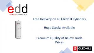 Efficient Performance Unveiled Gledhill Unvented Stainless Platinum Direct Cylinder 210L PLTDR210 [upl. by Dail]