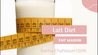 Fatiha Chahboun 100 Lait regime 0  وصفة تحضير حليب خالي الدسم منزلي [upl. by Nuahsar]