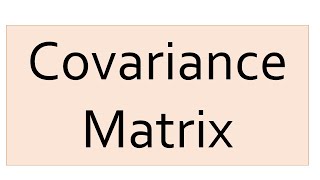 01  Theory  PCA  Covariance and Covariance Matrix in 4 mins [upl. by Eniluqaj]