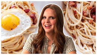 CraveWorthy Spaghetti Carbonara 🍳  CraveWorthy Eats  Food Network [upl. by Alaaj]