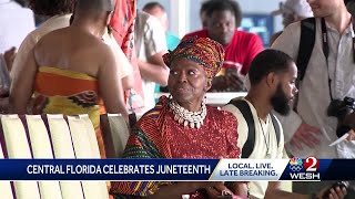 Communities across Central Florida celebrate Juneteenth [upl. by Omixam386]