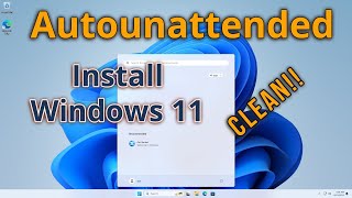 Install Windows 11 Autounattended [upl. by Shriver]