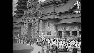 Gaston Doumergue inaugure lExposition coloniale de ParisVincennes de 1931 archives British Pathé [upl. by Raab360]