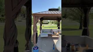 Domi Outdoor Living 10’ X 12’ Hardtop Gazebo Review [upl. by Hansen]