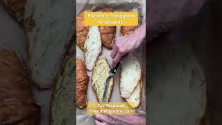 thesaltedpotatocom Pistachio Frangipane Croissants recipe food cooking [upl. by Zurciram]