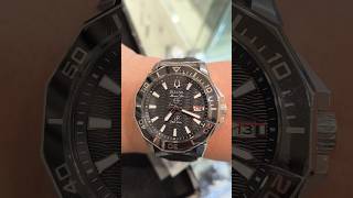 Bulova Precisionist Marine Star black 96B432 smooth sweeping second hand bulova watch [upl. by Cormack698]