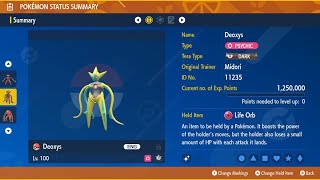 Shiny Deoxys is Legal in Pokemon Scarlet and Violet Heres How [upl. by Nosliw]