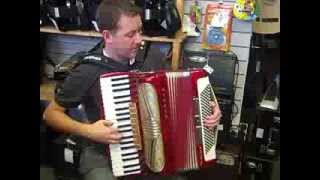 Mark Plays a 2nd Hand Hohner Musette IV Piano Accordion  Hobgoblin Music Birmingham [upl. by Alexandre]