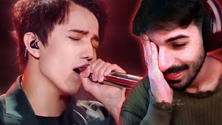 REACTION Dimash Kudaibergen  SOS  ALIEN VOICE [upl. by Ordnasil]