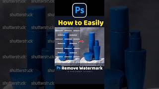 Remove Watermark In Photoshop ✅ photoshop adobephotoshop photoshoptutorial [upl. by Proctor280]