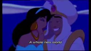 Aladdin  A Whole New World video  lyrics [upl. by Darrelle]