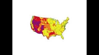 US Geothermal Potential Map Video [upl. by Redwine497]