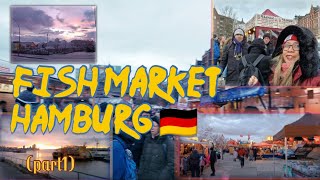 FISH 🐟 MARKET HAMBURG 🇩🇪🇩🇪 GERMANY THE FAMOUS FISHMARKET IN GERMANY 🇩🇪 [upl. by Danella]