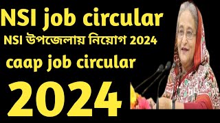 NSI job circular 2024।। jobs in Bangladesh 2024 [upl. by Aenil435]