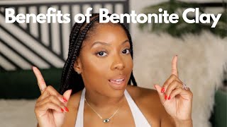 Benefits Of Bentonite Clay For Your Skin  Skin Transformation With Clay Mask [upl. by Ottavia]