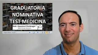 GRADUATORIA NOMINATIVA TEST MEDICINA 2021 PUNTEGGIO MINIMO EFFETTIVO [upl. by Ylrrad]