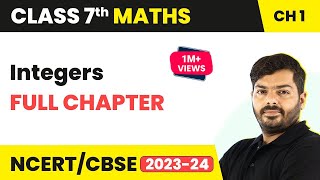 Class 7 Maths Chapter 1  Integers Full Chapter Explanation and Exercise 11 to 14 [upl. by Yanrahs]