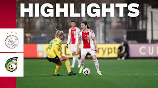 Highlights Ajax Vrouwen  Fortuna Sittard Vrouwen  Azerion Vrouwen Eredivisie [upl. by Tterrej]