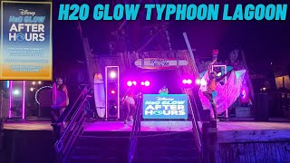 Is Disneys Typhoon Lagoon H2O Glow Party Worth The Price  Slides Characters amp Special Food [upl. by Adrien]