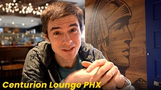 Amex Centurion Lounge Phoenix AZ My Honest Review [upl. by Ricard]