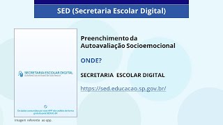 Tutorial para o preenchimento da Autoavaliação Socioemocional na SED [upl. by Kin]