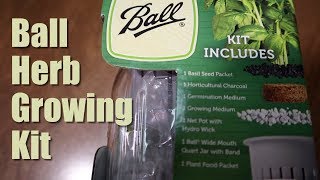 Ball basil herb growing kit review [upl. by Retrak643]